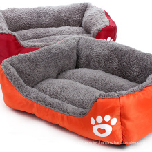 Plush Sofa-Style Couch Pet Dog Cat Bed